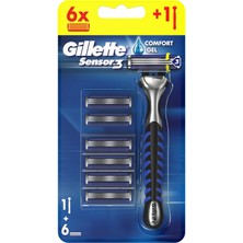 Skygo Gillette Sensor3 Tıraş Makinesi Plus 6 Bıçak