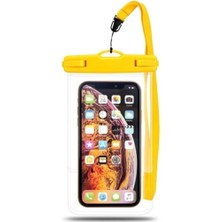 Skygo - Su Geçirmez Telefon Kılıfı – Waterproof Kılıf Askılı | Deniz, Havuz, Tatil Için Dayanıklı Koruma - Sarı