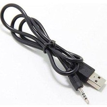 Skygo Şarz Kablosu USB To 2.5mm Aux Kablo 2.5 mm Stereo USB Kablo Kask Intercom Şarz Kablosu