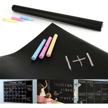 Skygo Büyük Boy Yapışkanlı Kara Tahta Tebeşir Hediyeli 100X30CM