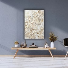 Gold Temalı Dekoratif Cam Tablo