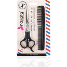 Skygo Nascita Profesyonel Kuaför Seti Makas + Tarak