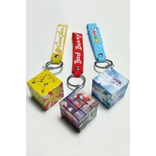 Renklime Çzgflm Küp Anahtarlık