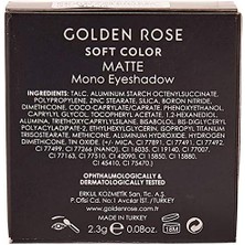 Skygo Golden Rose Soft Color Matte Mono Eyeshadow Tekli Far No: 03