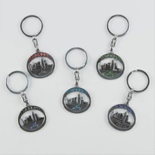 Renklime Istanbul Figürlü Metal Anahtarlık