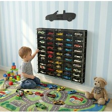 Chagri Pleksi Kapaklı 1/64 Ölçek 50ARAÇ Hotwheels Matchbox Metal Araç Uyumlu Model Oyuncak Araba Rafı