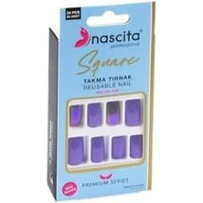 Skygo Nascita 24'lü Square Renkli Takma Tırnak - 163