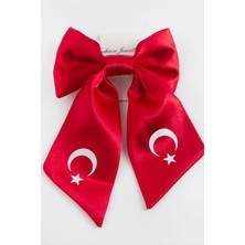 Renklime 29 Ekim Ay Yıldızlı Fiyong Otomatik Toka