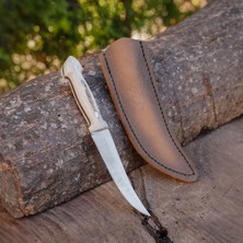 Köse Mehmet Bel Model 15 cm - Geyik Boynuzu Sap