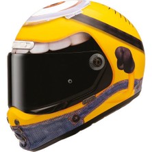 Hjc V10 Stuart Minions Universal Mc3 Kapalı Motosiklet Kaskı