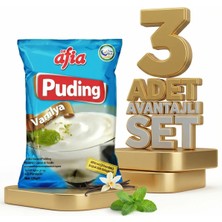 Afia Vanilyalı Puding 3X125 gr