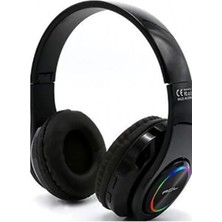 Acl Abk-09 Rhythm Serisi Rgb Işıklı Hi-Fi Stereo Bluetooth 5.3 Kablosuz Kulak Üstü Kulaklık – Sd Kart Girişli