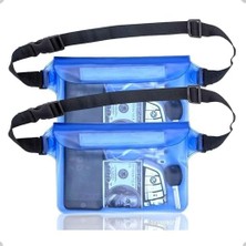 Skygo Su Geçirmez Kese, 2'li Paket Telefon Koruma Kılıfı, Ayarlanabilir Bel Kayışlı Su Geçirmez Çanta, Kuru Torba, Su Geçirmez Çanta, Bel Çantası