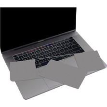 Skygo MacBook Pro 15 Inç Trackpad Koruyucu A1707 A1990 Uyumlu | Gümüş Gri Touchpad Kaplama Film | Çizilmeye ve Aşınmaya Dayanıklı Ince Gri