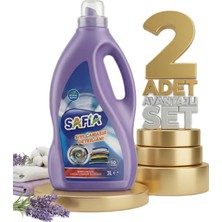 Safia Bitkisel Sıvı Çamaşır Makine Deterjanı Renkliler 2x3 Lt