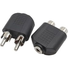 Skygo Dişi 3.5 mm Stereo Erkek 2 Rca 2x Erkek Rca Dişi Stereo Jack