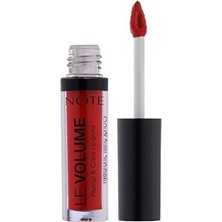 Skygo Note Le Volume Plump & Care Lipgloss 06 Hearthbreaker Dudak Parlatıcısı, Kırmızı