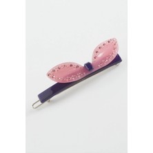 Renklime Kanat Taşlı Klipsli Toka