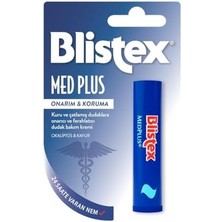 Skygo Blistex Medplus Stick Kuru ve Çatlamış Dudaklara Onarıcı ve Ferahlatıcı Dudak Bakım Kremi Spf 15 X2