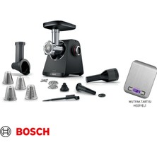 Bosch Serie 4 Sucuk Sosis ve Içli Köfte Aparatlı Kıyma Makinesi Multipower 1900 W Siyah