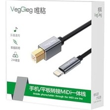 Skygo Lightning To Mıdı Usb-B iPad Uyumlu Müzik Enstrüman Kablosu