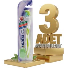 Safia Tekli Yetişkin Orta Diş Fırçası X3