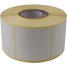 Skygo Hazır Al Hızlı Al Etiket 50MM x 50MM Ruloda 1000 Adet Etiket 40MM Çapında Baskısız Not Alma Etiketi