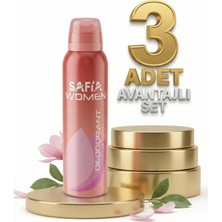 Safia Doğal Kadın Deodorant Taze Esinti 3X150 ml