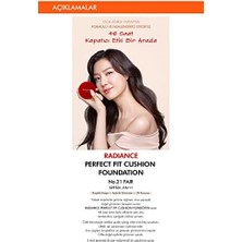 Skygo Mıssha 48 Saat Kalıcı Saten Fondöten 15ML SPF50+ Radiance Perfect Fit Cushion Foundation No.21/fair