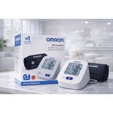 Omron M3 Comfort Koldan Ölçer Dijital Tansiyon Aleti Otomatik Üst Kol Tansiyon Ölçer Hafızalı Büyük Ekran Profesyonel Ölçüm Cihazı