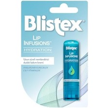 Skygo Blistex Lip Infusions Hydration Uzun Süreli Nemlendirici Dudak Bakım Kremi + Blistex Lip Infusions Nourish Spf 15 Güneş Koruyucu Besleyici Dudak Bakım Kremi
