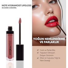 Skygo Note Hydramoist Lipgloss 04 Dark Caramel Nemlendirici Dudak Parlatıcısı, Mor