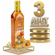 Afia Bal Sirkesi Cam Şişe 3X500 ml