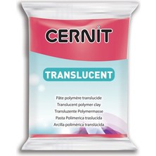Cernit Translucent (Transparan) Polimer Kil 56 Gr. 474 Ruby Red