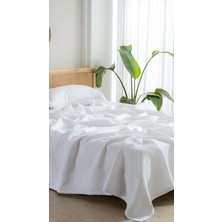 Kare Desenli Waffle Pike Yatak Örtüsü - %100 Pamuk, Modern Geometrik Dokuma, Nefes Alan Yumuşak Dokulu Pike (Tek ve Çift Kişilik)