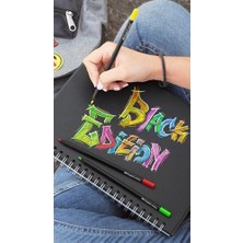 Skygo Graphite Aquarelle Kurşun Kalem Seti, 5’li, Hb-2b-4b-6b-8b, Metal Kutulu, Siyah Naturel, Suda Çözünür, Teknik Çizim ve Eskiz Için