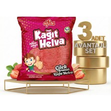 Afia Çilekli Kağıt Helva 3X45 gr