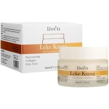 Skygo Roen Leke Kremi, Cilt Beyazlatıcı ve Leke Giderici, Niacinamide ve Kojik Asit Içerikli, 50 ml