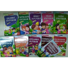 Timaş Erdemler   Bağışlamayı Biliyorum Çalışmayı Seviyorum-Özverili   Davranıyorum-Güçlüklerdenkorkmuyorum-Doğayıkoruyorum-Selam Veriyorum-Minnet   Duyuyorum-Misafirlerimi   Seviyorum--Arkadaşlarım 10KITAP