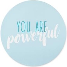 Skygo Arkadaşa Hediye Tasarımlı Yuvarlak Mouse Pad - Mousepad - Mouse Pad - Fare Altlığı