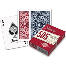 Skygo Fournier Poker Oyun Kartları Nº 505, Standard Endeks, Kırmızı Veya Mavi