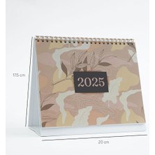 Skygo Floral Tasarımlı 2025 Masa Takvimi