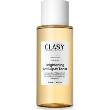 Skygo Clasycare Aydınlatıcı Yüz Toniği – Hyaluronik Asitli Nemlendirici Leke Karşıtı – Sivilce Izleri Için Tonik – Hassas ve Yağlı Ciltler Için Nazik Bakım – Gözenek Sıkılaştırıcı Cilt Ürünü, 200 ml