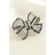 Renklime Fiyong Mineli Taşlı Broş