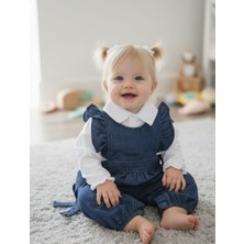Jolly Joy Laura Baby Fırfır Detaylı / Gömlekli Kız Bebek Çocuk Salopet Tulum