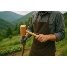 Skygo Ahşap Tokmak, El Yapımı Doğal Ağaç, Marangozluk Tokmağı, Gemicilik El Aleti, Mutfak, Kuruyemiş ve Zanaat Için, Ergonomik Saplı, Tahta, Dayanıklı Yapı