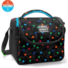 Coral High Kids Siyah Renkli Petek Desenli Thermo Beslenme Çantası 37110