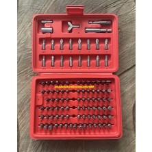 Dmr Pro 100 Parça Bits Uç Seti Tork Üçgen Alyan Yıldız Düz U Kare Matkap Uç Seti