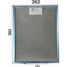 Süppürge Hotpoint Ile Uyumlu Ariston Davlumbaz 26,2X30,5 cm Arka Ara 12,5 cm Filtresi