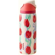 Owala 32 Oz (946 Ml) Freesip Desenli Çift Katmanlı Paslanmaz Çelik Termos – Kilitli Kapak